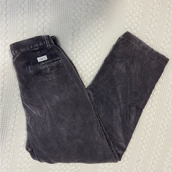 Grey Corduroy Polo Pants - Picture 4 of 9